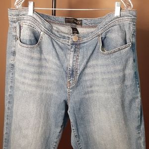 Venezia Plus Size Womens Jean's Touch Sparkle 22